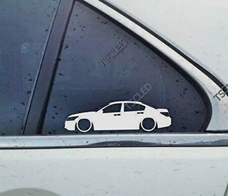 Accord sedan Kelebek Cam Oto Sticker 17 CM 2 Adet