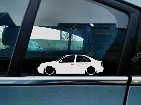 Bora 1.8t Kelebek Cam Oto Sticker 2 Adet