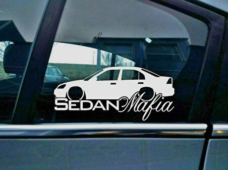 Civic ES sedan Kelebek Cam Araba oto Sticker 19 cm 2 Adet