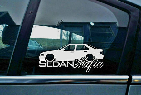 E36 3-series M3 Kelebek Cam Araba oto Sticker 19 cm 2 Adet