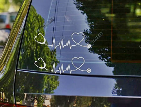 Heart Stethoscope V1 Doctor Nurse Araba Etiket_79_11zon