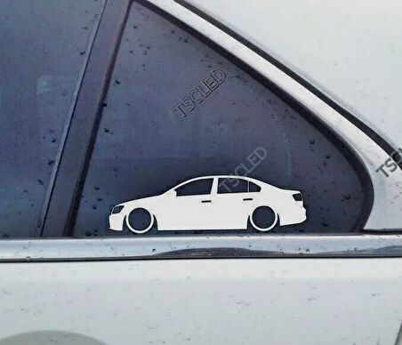 Jetta mk6 Kelebek Cam Oto Sticker 2 Adet