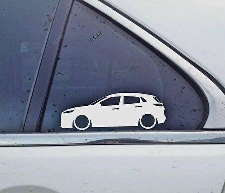 Kona EV  Kelebek Cam Oto Sticker 2 Adet