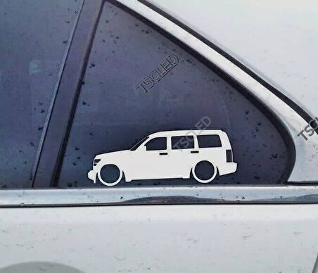 Nitro SUV Kelebek Cam Araba oto Sticker 19 cm 2 Adet