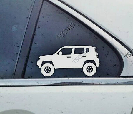 Renegade Kelebek Cam Oto Sticker 17 CM 2 Adet