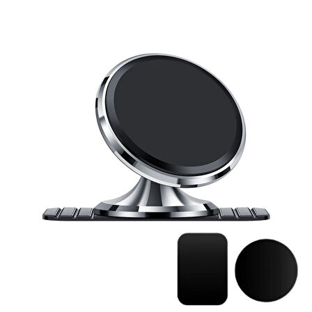 Lopard Güçlü Mıknatıslı M-safe Uyumlu Düz Zemin Araç içi Telefon Tutucu Mutfak Ofis Masaüstü Stand