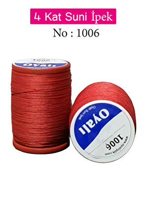 Oyalı 4 Kat Suni İpek İplik İğne Oyası Boncuk İpi Tığ Oyası No:1006