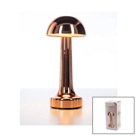 MANTAR MASA LAMBASI DOKUNMATİK - RENKLİ USB ŞARJLI 3 FONKSİYONLU 5W - 50-60Hz (5566)