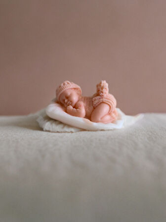 15 Adet Kutulu Uyuyan Bebek Mum 