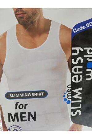 Men Slim Easy Erkek Korse Atlet Bir Beden Inceltir