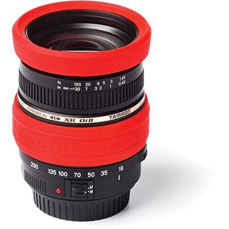 Easycover Lens Rim Lens Koruyucu (52MM Kırmızı)