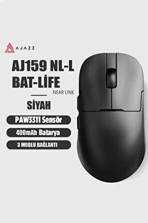 Aj159 NL-L BAT LIFE Near-link 3 Modlu 1000hz 1200 Dpı 800 mAh Batarya Paw3311