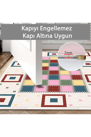 Banyo Paspası, Yumuşak Banyo Halısı, Kaymaz Dot Tabanlı, Yıkanabilir - 60x100