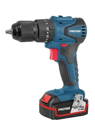 PROTER PST 522 BL KÖMÜRSÜZ DARBELİ 10 mm ŞARJLI MATKAP