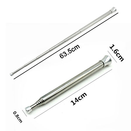 Miracle Omni®  Teleskopik Ateş Başlatıcı Outdoor Üfleme Borusu 63 Cm