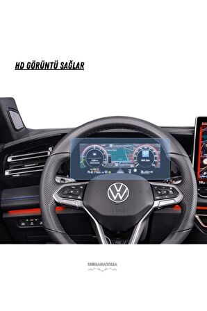 Volkswagen Tiguan 10.25 inç 2024 Dijital Gösterge Uyumlu Nano  Ekran Koruyucu