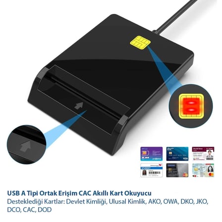 PM-29960 USB AKILLI KART OKUYUCU CAC READER