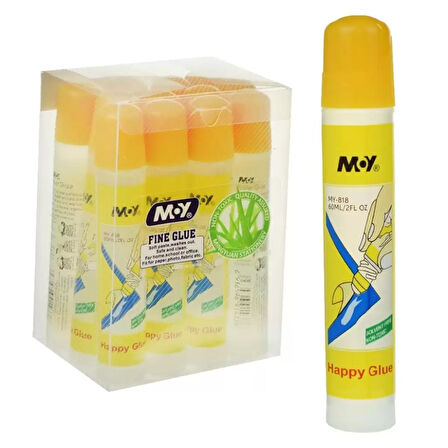 Homix Happy Glue Çok Amaçlı Sıvı Yapıştırıcı 60 Gr (6 Adet)