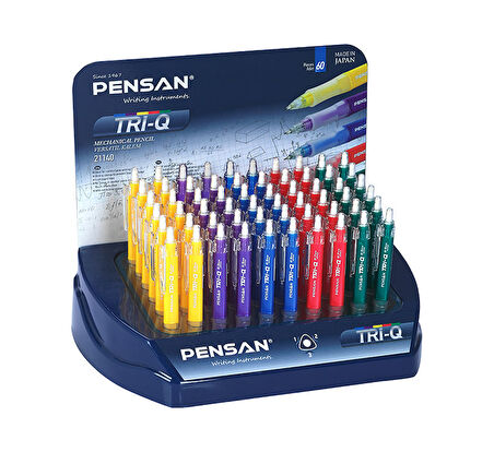 Pensan Tri - Q Versatil Mavi 0.7 mm Kalem 21140