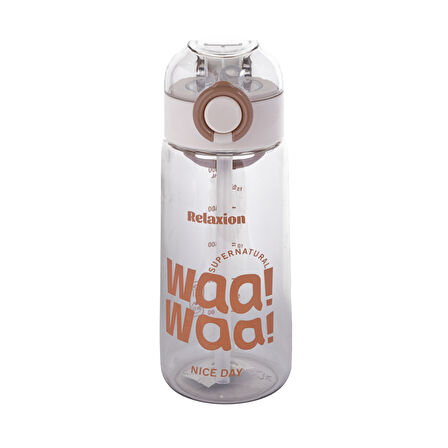 Relaxion, İthal Lüx Kahverengi Matara/Suluk 650 Ml (443)
