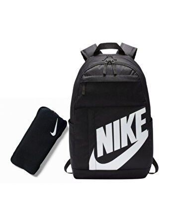 Elegance Unisex Spor Siyah Sırt Çantası (Kalemlik Hediyeli)