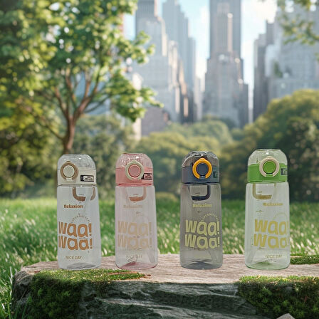 Relaxion, İthal Lüx Pembe Matara/Suluk 650 Ml (443)