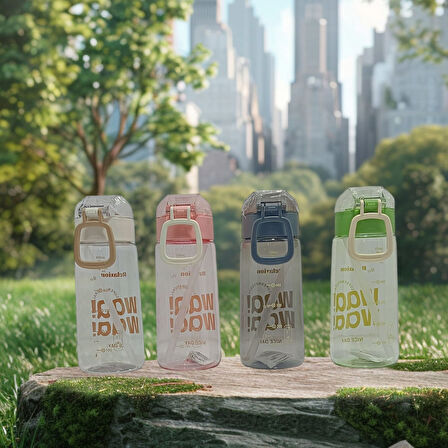 Relaxion, İthal Lüx Pembe Matara/Suluk 650 Ml (443)