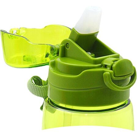 Fixpoint Fox Sport Kilitli Kapak Pipetli Matara Yeşil 750 ml