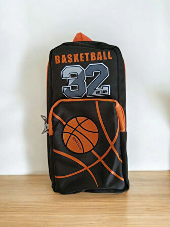 Relaxion Üç Gözlü Greyhound Basketball Turuncu Kalem Çantası/Kalemlik (160)