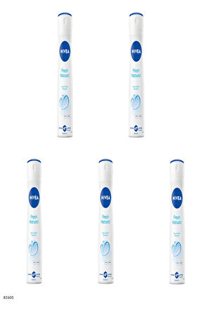 81601 NIVEA Fresh Natural Spray  5 ADET