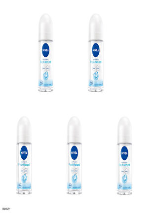 82809 NIVEA FRESH NATURAL ROLL-ON  5 ADET