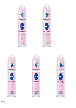 83735 NIVEA PEARL & BEAUTY ROLL-ON  5 ADET