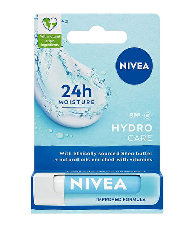 85088 NIVEA Hydro Care SPF 15 Dudak Bakım Kremi  5 ADET