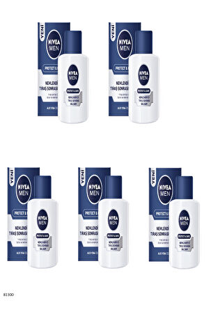 81300 NIVEA MEN PROTECT & CARE NEMLENDİRİCİ TIRAŞ SONRASI BALSAM  5 ADET