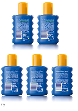 85402 NIVEA Koruma & Nem Güneş Spreyi GKF 30  5 ADET