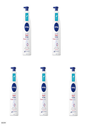 80399 NIVEA REPAIR & CARE VÜCUT LOSYONU  5 ADET