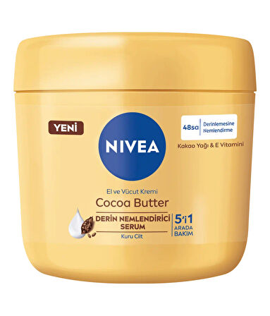 89198 NIVEA COCOA BUTTER EL VE VÜCUT BAKIM KREMİ  5 ADET