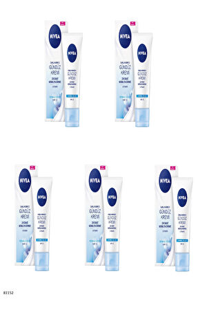 81152 NIVEA ESSENTIALS CANLANDIRICI NORMAL CİLTLER GÜNDÜZ KREMİ  5 ADET