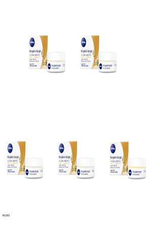 81281 NIVEA Kırışıklık Karşıtı+ Yenileyici 50+  5 ADET
