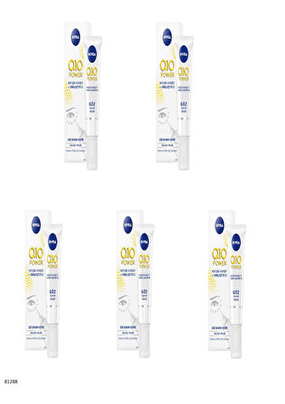 81288 Q10 POWER Kırışık Karşıtı +Sıkılaştırıcı Göz Bakım Kremi  5 ADET