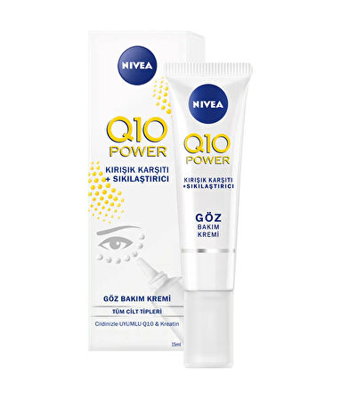 81288 Q10 POWER Kırışık Karşıtı +Sıkılaştırıcı Göz Bakım Kremi  5 ADET