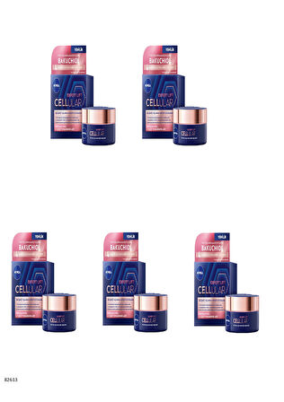 82613 NIVEA CELLULAR EXPERT LIFT YAŞLANMA KARŞITI GECE KREMİ 50 ML  5 ADET