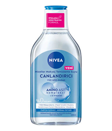 NIVEA CANLANDIRICI MICELLAR MAKYAJ TEMİZLEME SUYU  5 ADET