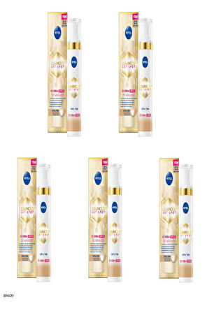 89609 NIVEA Luminous630 Leke Karşıtı CC Krem SPF30 Orta Ton  5 ADET