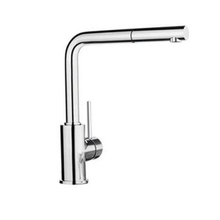 Blanco LEGRA XL 6 S Granit Antrasit Evye, MILA-S Krom Spiralli Armatür Set