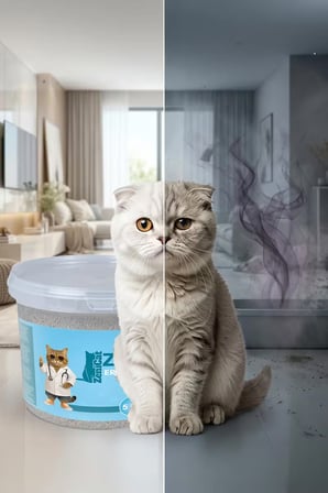 ZeniHealth Erken Teşhis Bentonit Kedi Kumu 5 Lt – pH Seviyesine Göre Renk Değiştiren