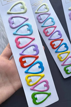 Kalpli Çıtçıtlı Toka Seti 10 Adet