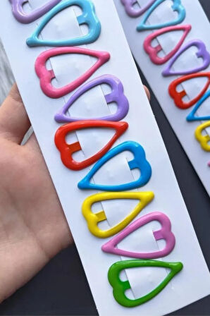 Kalpli Çıtçıtlı Toka Seti 10 Adet