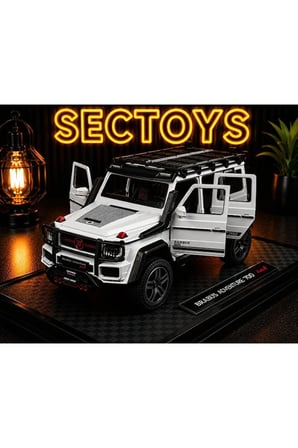 Mercedes-Benz G63 AMG Brabus Diecast Model Araba 1:24 Ölçek Mercedes G63 JİP