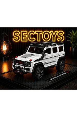 Mercedes-Benz G63 AMG Brabus Diecast Model Araba 1:24 Ölçek Mercedes G63 JİP